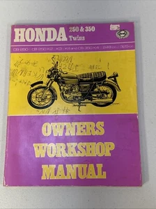 HONDA 250 & 350 TWINS 1968-1974 Owners Workshop Manual (JH Haynes, 1974) - Picture 1 of 8