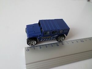 hummer police berline modele bleu 035