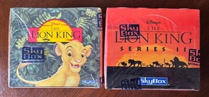 THE LION KING TRADING CARDS SERIES 1 + 2 FACTORY SEALED BOXES 1994 SkyBox - Picture 1 of 11