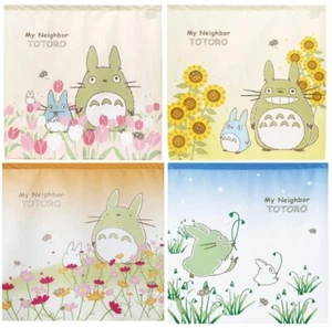 My Neighbor Totoro NOREN Curtain Tapestry Set of 4 Ghibli Seasonal Flowers Japan - Picture 1 of 9