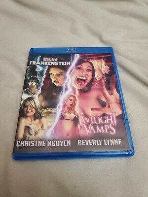 Bikini Frankenstein / Twilight Vamps Double Feature - Bluray - RARE / OOP - Image 1 of 4
