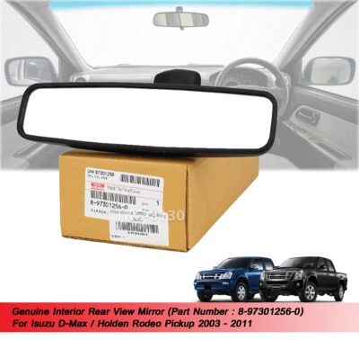 Rear View Mirror 8-97301256-0 For Isuzu Dmax / Holden Rodeo Pickup 03 - 11 - Image 1 of 4