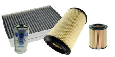 YDEA KIT 4 FILTRI TAGLIANDO ALFA ROMEO 159 1.9 JTDM 120 150 CV IMPIANTO MANN