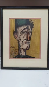 Bernard Buffet “Jo Jo The Clown” Original Litho Ferdinand Rotten Galleries - Picture 1 of 5