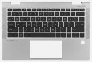 M46071-001 New For HP Elitebook X360 830 G7 Palmrest US Backlit Keyboard - Afbeelding 1 van 2