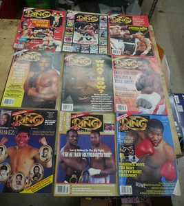 LOT 9 THE RING MAGAZINE BOXING JAN. FEBRUARY MARCH APRIL JUNE JULY AUG SEPT NOV - Picture 1 of 8