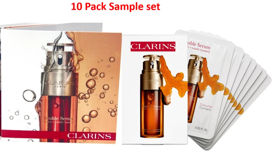 Clarins Double Serum Complete Age Control Concentrate .03oz PACK OF 10!! - Image 1 of 1