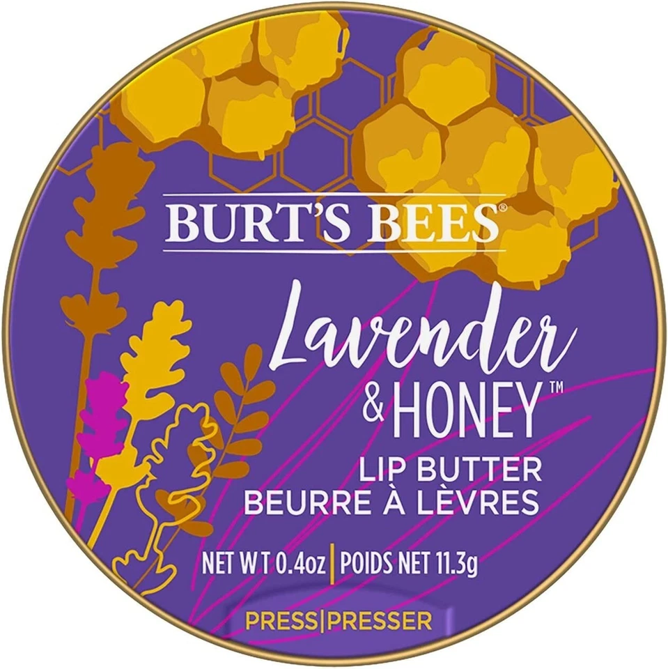 Burt’S Bees Lavender and Honey Lip Butter 11.3gms / 0.4oz - 100% Natural