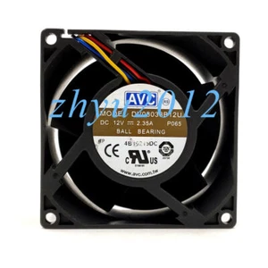 1pc AVC DV08038B12U P065 12V 2.35A 8038 8CM 4-wire Server Cooling Fan - Picture 1 of 3