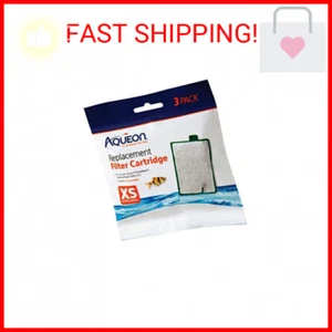 Aqueon Aquarium Fish Tank Replacement Filter Cartridges Extra Small - 3 pack - Picture 1 of 2