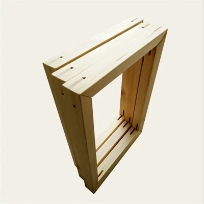 1PC DIY Crafts Photo Picture Frame Border Mortise Tenon Solid Wooden Multi Size - Image 1 of 4