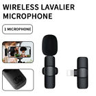 Wireless Lavalier Microphone For Phone Android Iphone Ipad Vlog Live Stream Mic