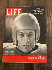 LIFE MAGAZINE OCTOBER 3 1949 - Football Roundup NO LABEL! - Picture 1 of 3
