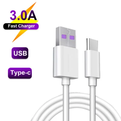 USB Type C Fast Charger Charging Data Cable For Huawei Samsung Oppo Nokia Xiaomi - Image 1 of 4