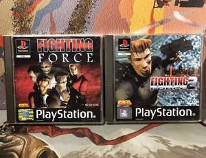 Fighting Force 1 & 2 PS1 Sony Playstation PAL - Picture 1 of 16