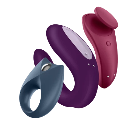 Satisfyer 'Partnerbox 3', inkl. 3 Apptoys (Double Joy, Sexy Secret & Royal One) - Bild 1 von 4
