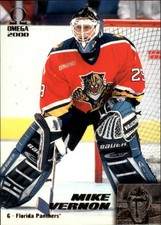 1999-00 Pacific Omega Panthers Hockey Card #102 Mike Vernon