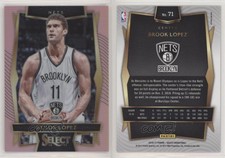 2016 Panini Select Concourse National Convention Pink Prizm /15 Brook Lopez #71