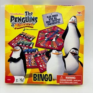 The Penguins of Madagascar Bingo Game COMPLETE Cardinal 2009 Nickelodeon Kids - Picture 1 of 9