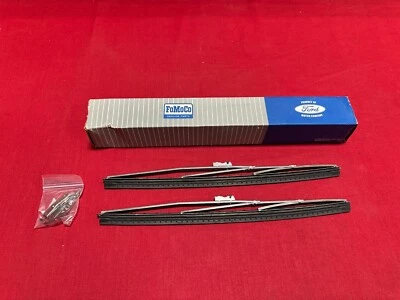 NOS 52-58 FORD LINCOLN MERCURY 12" WIPER BLADES THUNDERBIRD TRUCK B8AB-17528-A - Image 1 of 3