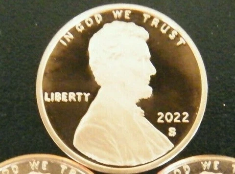 2022 S Lincoln Shield Cent Proof from US proof penny from US proof mint set Cover
