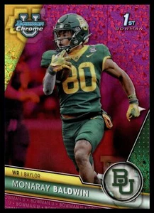 2023 Bowman Chrome University MONARAY BALDWIN FUCSIA MINI DIAMANTE 31/150 #19 - Imagen 1 de 2