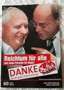 Gysi + Lafontaine als IM zu 60. Jahre Distel im Kabarett Theater Berlin 2013 - Bild 1 von 2