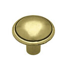 P6360AC-AE  1" Antique English Brass Domed Top Drawer Knob