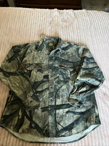 VTG Cabela’s Mossy Oak Treestand Camouflage Button Down Shirt Men’s Size XL EUC - Picture 1 of 4