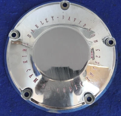 RARE Genuine Harley Twin Cam Softail Touring Dyna RED LETTER Derby Cover 1999-17 - Image 1 of 4