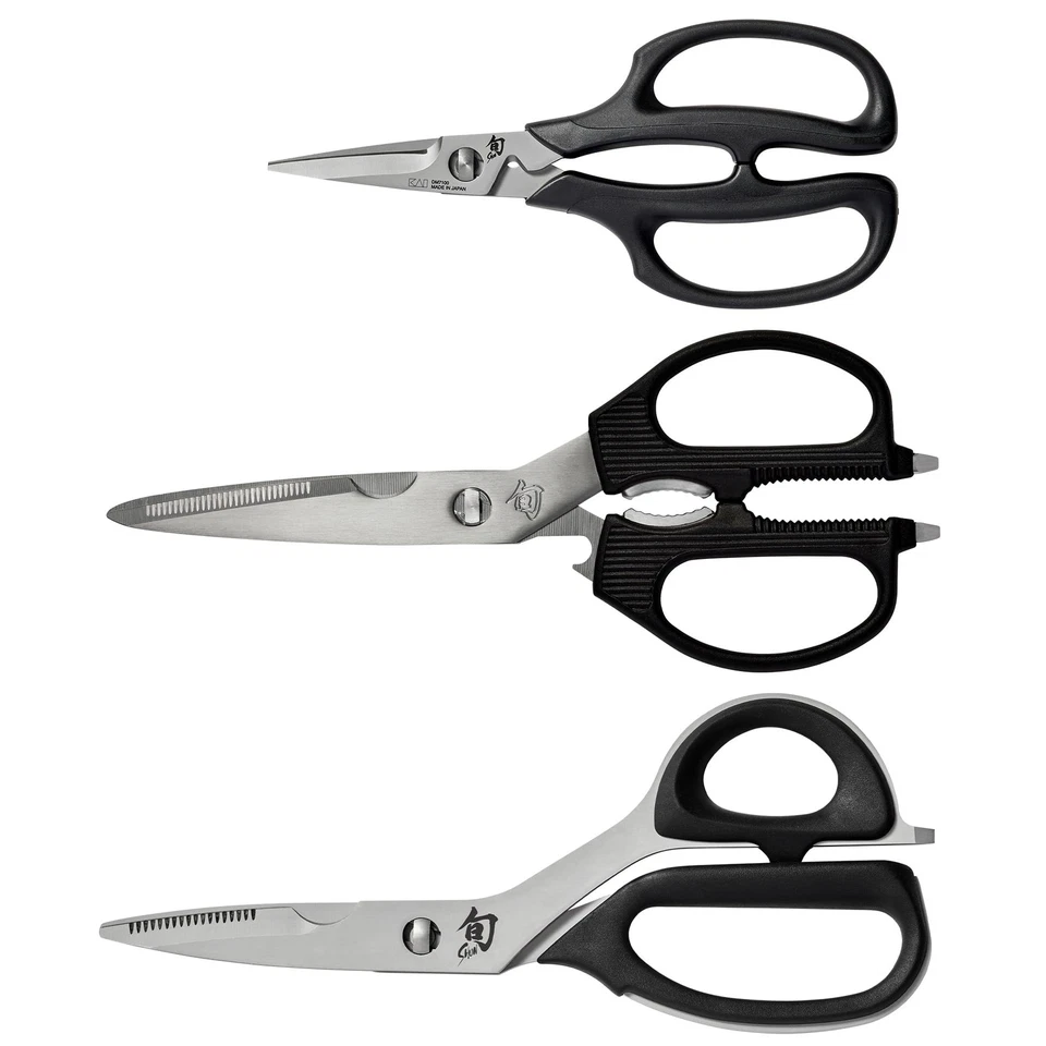3-Piece Shear Set, Includes Multi Purpose, Kitchen and Herb Shears, Heavy Dut... - Image 1 of 1