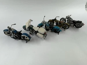 Franklin Mint Harley Davidson 1:24 Scale Motorcycle Lot of 5 Loose - HTF - Picture 1 of 10