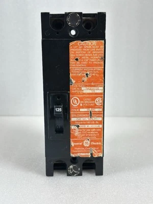 GE 2 Pole 125A 240V Main Breaker TMQD22125 - Image 1 of 4