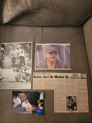 ARTÍCULO DICK BUTKUS 1974 Y FOTO SOLO PARA HOMBRE  Foto 1 de 4