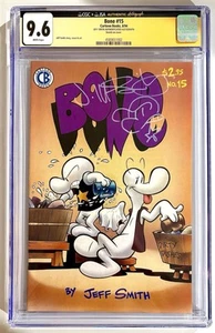 CGC 9.6 Bone #15 1994 Cartoon Books Signed Jeff Smith W/ Sketch 15 JSA ๐ฅ๐ - Picture 1 of 2