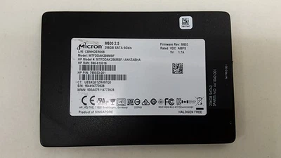Micron MTFDDAK256MBF M600 256GB 2.5" SATA III Solid State Drive - Image 1 of 3