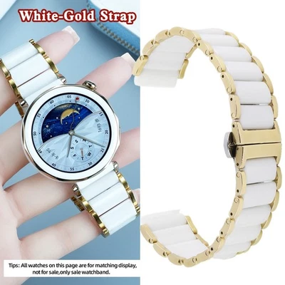 Para HUAWEI Watch GT6 Nueva Correa de Reloj de Cerámica GT5/5PRO Moda Pulsera 18mm Foto 1 de 4