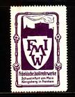 414391/ Marka reklamowa - Frankońskie Isolirrohrwerke - Augsburg - Królewski - fioletowy