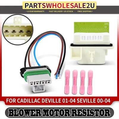 Резистор двигателя вентилятора отопителя для Cadillac DeVille 2001 2002-2004 Seville 00-04 - Изображение 1 из 4