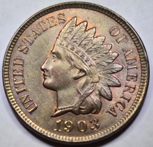1903 Indian Head Penny Stempelglanz GEM - Bild 1 von 3