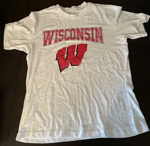 T-Shirt Wisconsin Badgers Campus Heritage Erwachsene Medium rot und weiß - Bild 1 von 4