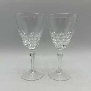 Juego de 2 copas de vino Cristal D'Arques cristal patrón pompadour - Imagen 1 de 7