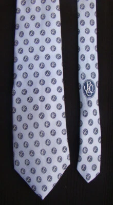 Vineyard Vines синий шелковый галстук галстук Custom коллекции BCC логотип новый с Ярлыками - Изображение 1 из 2