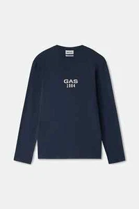 GAS JEANS DHARIS M/L 1984 T-shirt uomo manica lunga regular fit con logo - Imagen 1 de 2