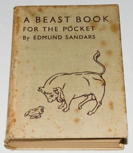 Edmund Sandars - A Beast Book For The Pocket Hardback 1937 - Picture 1 of 15
