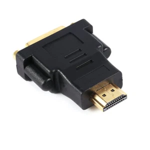 HDMI Male to DVI DVI-I 24+5 Female Dual Link Converter Adapter Support 3D TV - Picture 1 of 6