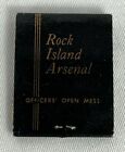 Vintage US Army Rock Island Arsenal Officers Open Mess Matchbook