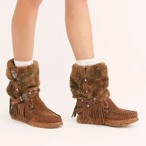 Free People Big Sur Mocc Boots Size 41 - Picture 1 of 8