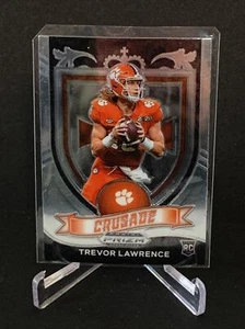 TREVOR LAWRENCE 2021 PRIZM DRAFT 161 BASE ROOKIE CARD RC FOOTBALL CLEMSON - Picture 1 of 2