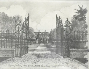 New Bern, NC four prints- Tyron Palace, Jones, Stevenson, & Stanley Houses ML - Picture 1 of 4